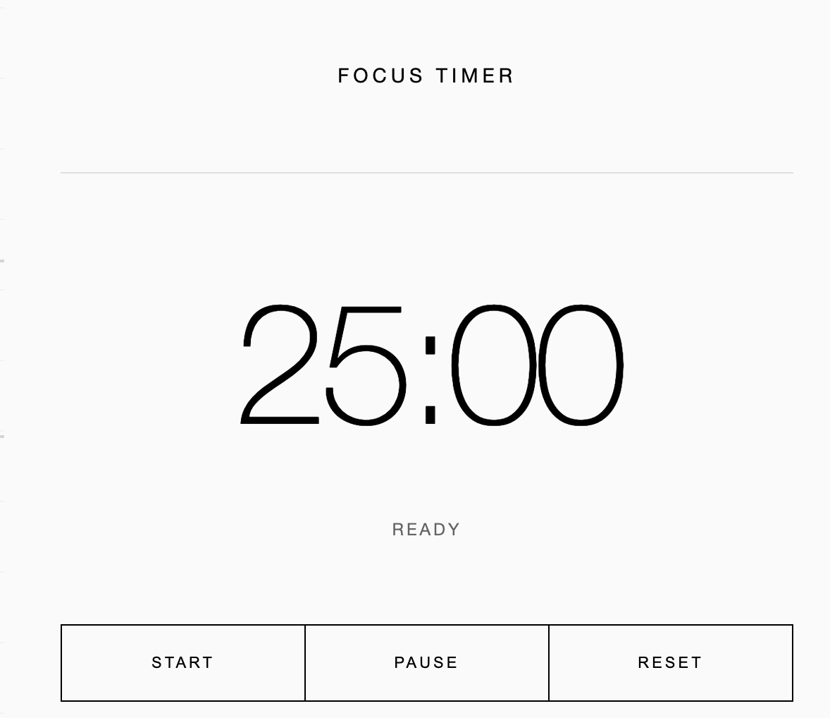 Focus Timer