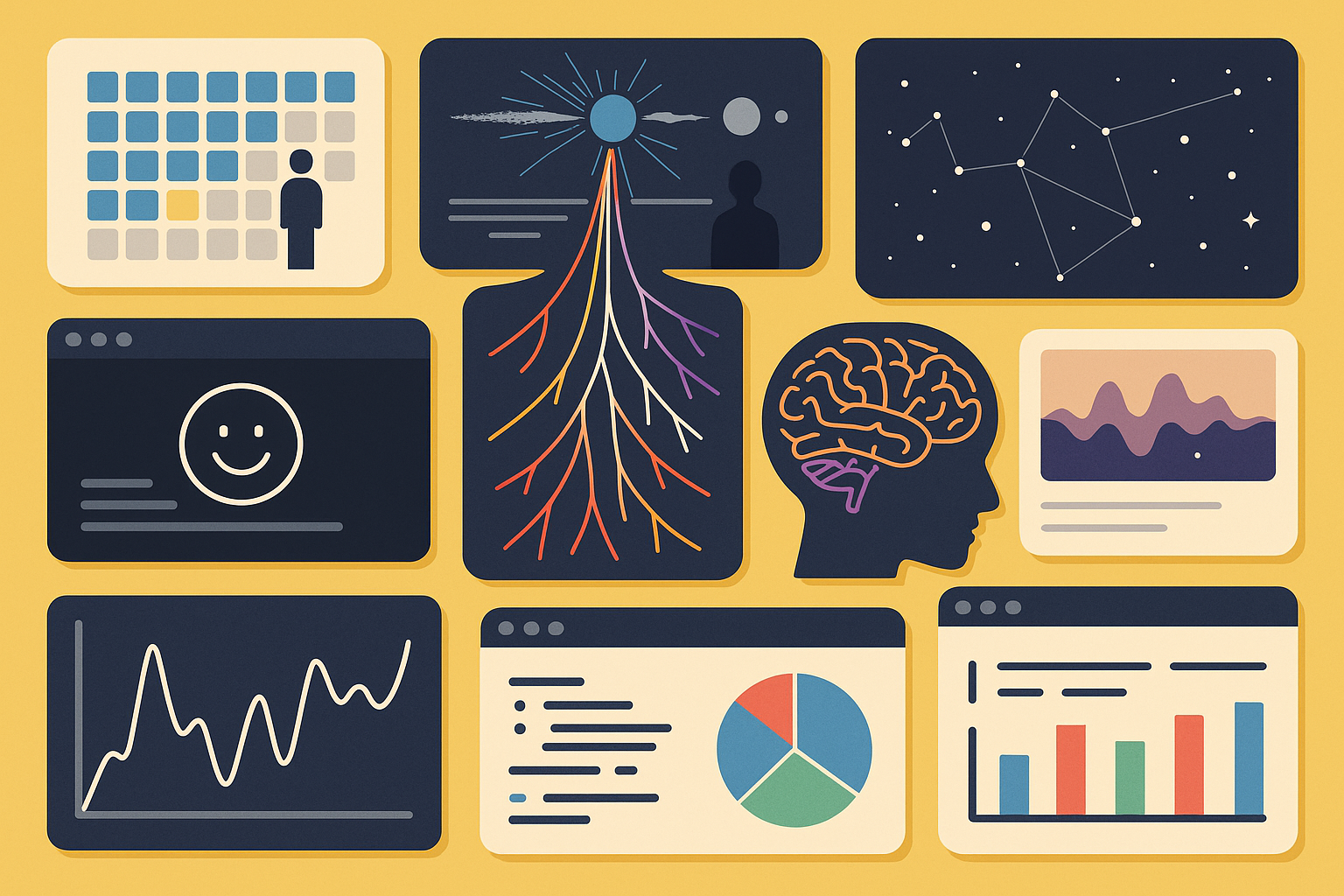 Collage of fun project thumbnails